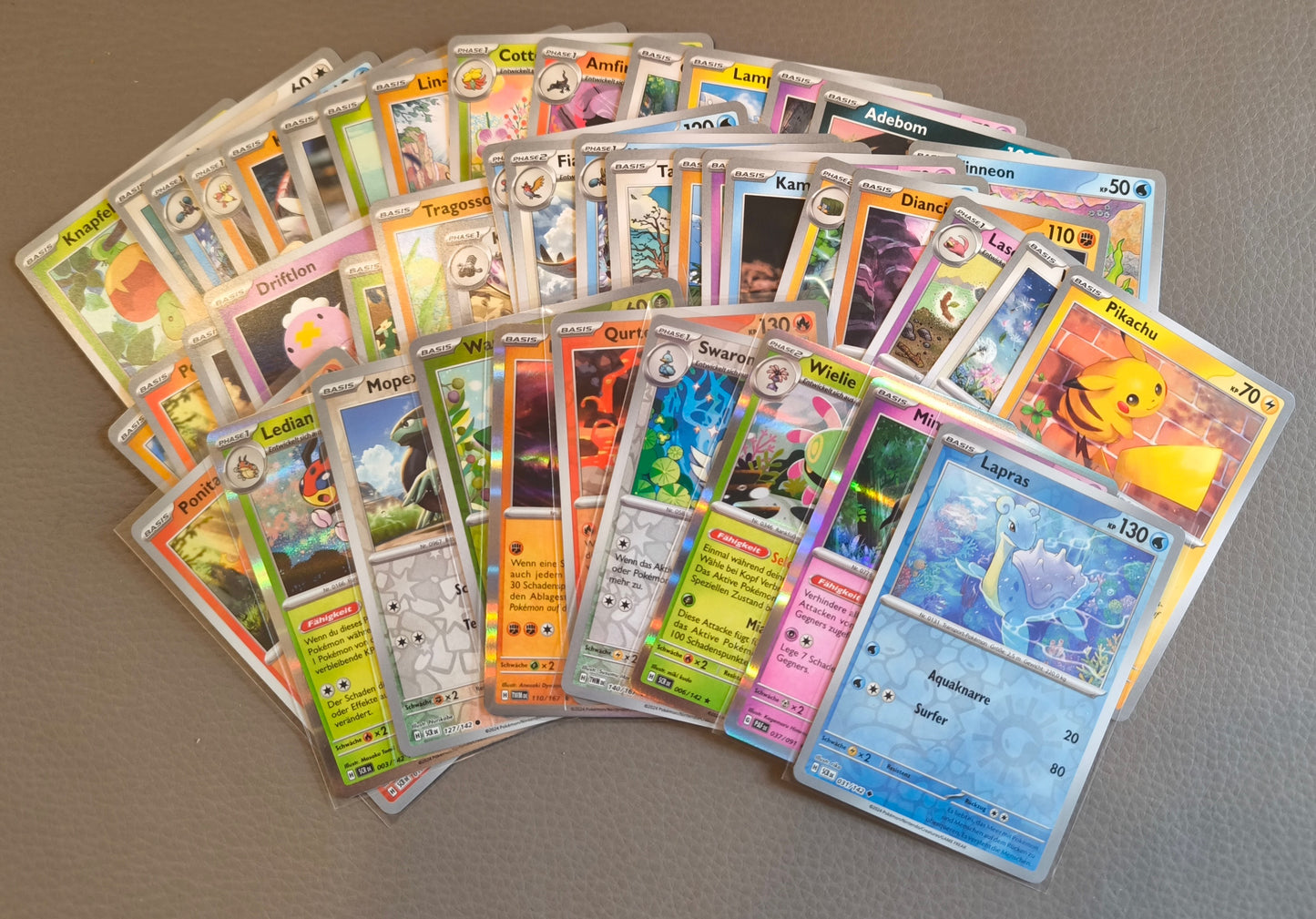 50 Pokémon Karten Set 1 "Mauzi"