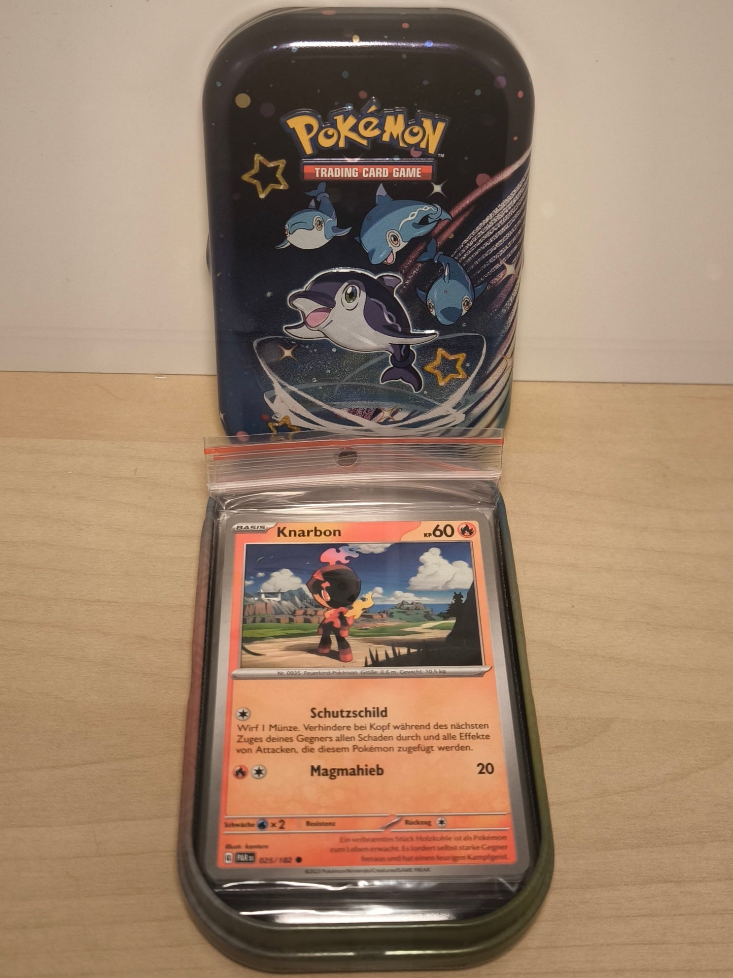 50 Pokémon Karten Mini Tin Set "Normifin"
