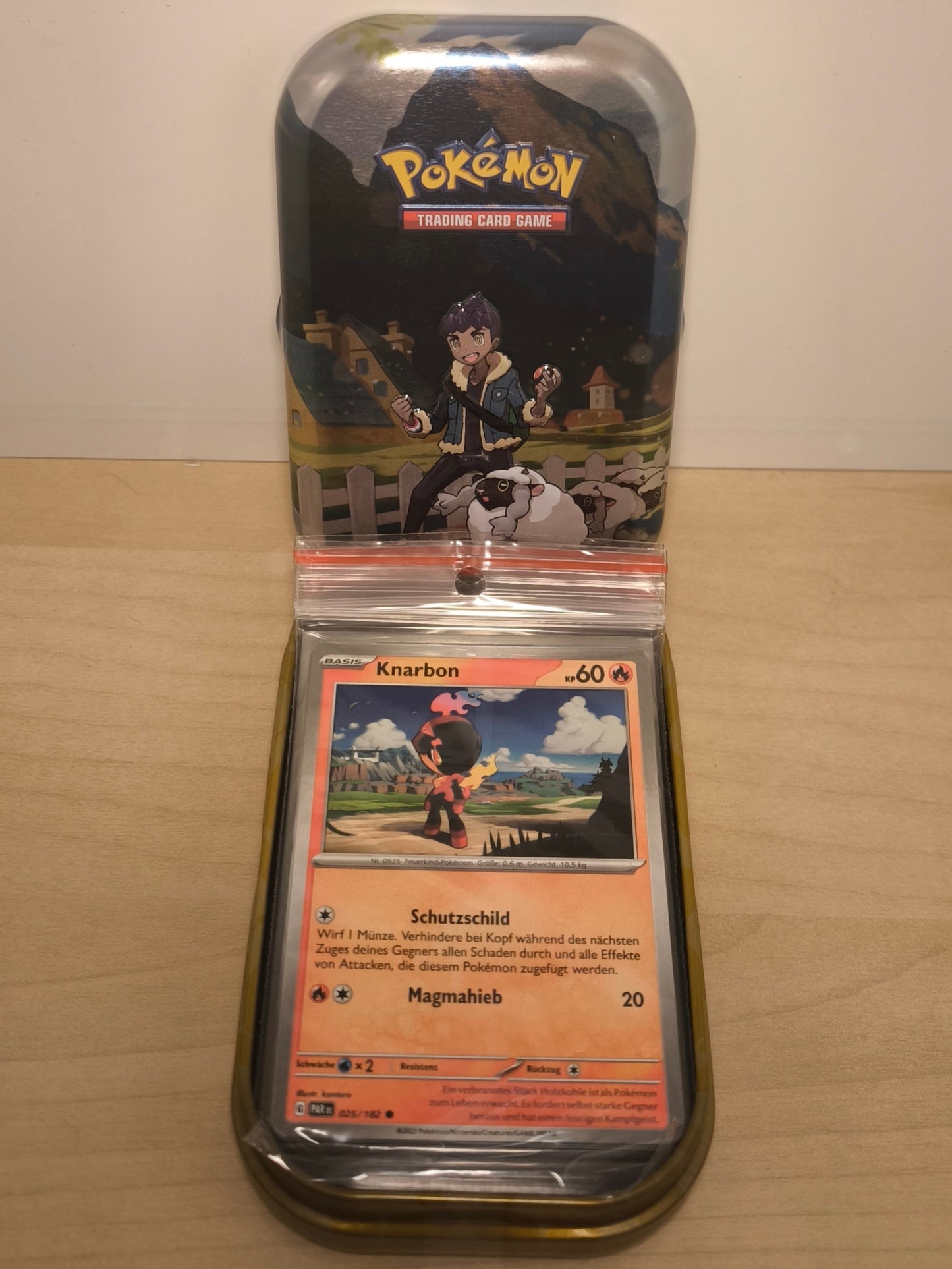 50 Pokémon Karten Mini Tin Set "Hop & Wolly"