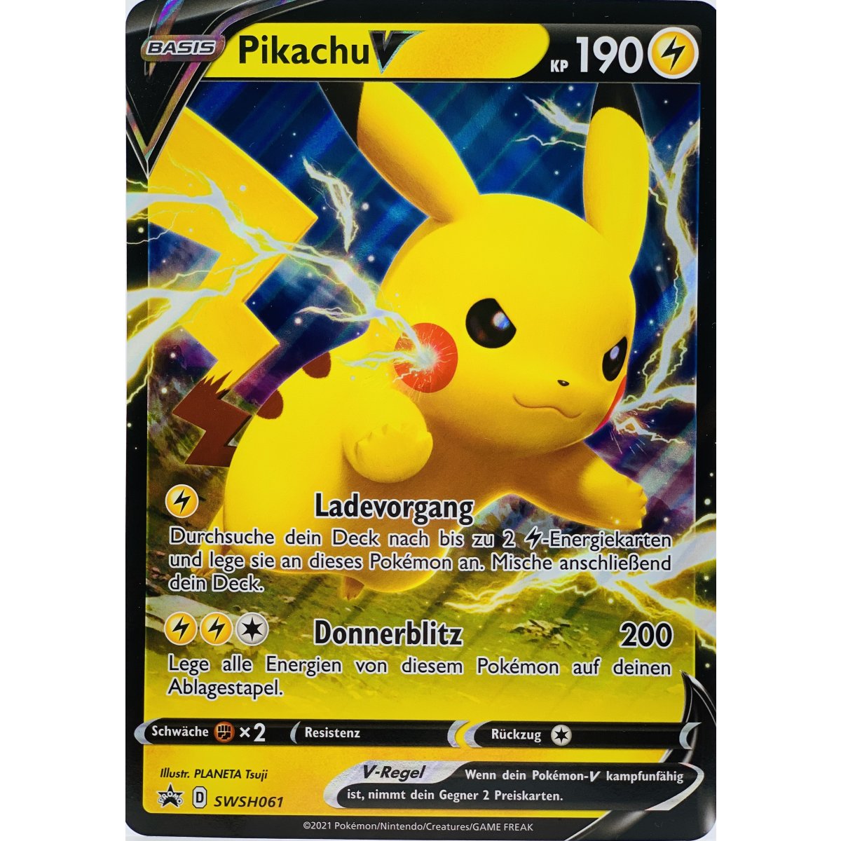 Pikachu V - SWSH 061