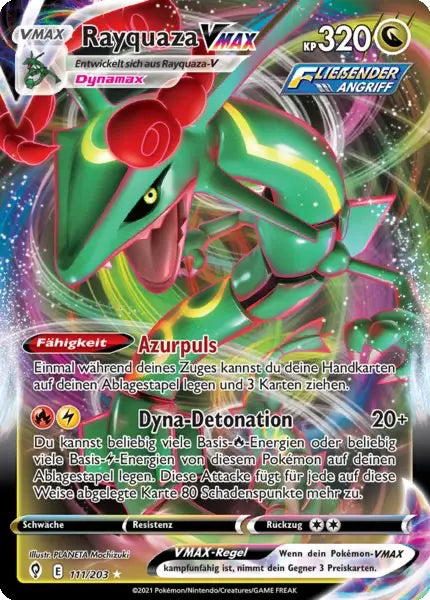 Rayquaza VMax - EVS 111