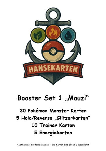 50 Pokémon Karten Set 1 "Mauzi"