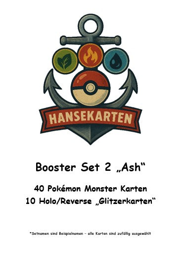 50 Pokémon Karten Set 2 "Ash"