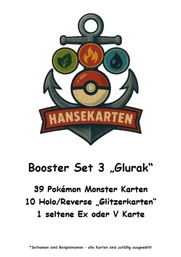 50 Pokémon Karten Set 3 "Glurak"