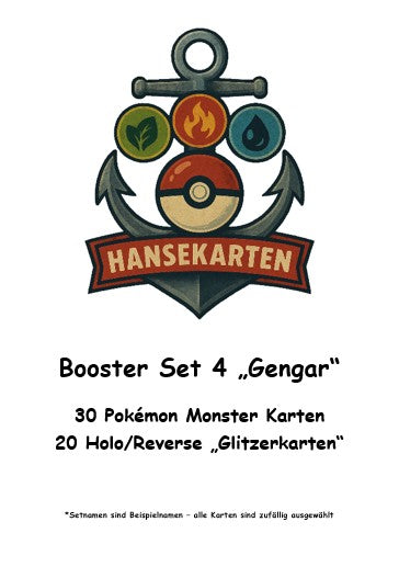 50 Pokémon Karten Set 4 "Gengar"
