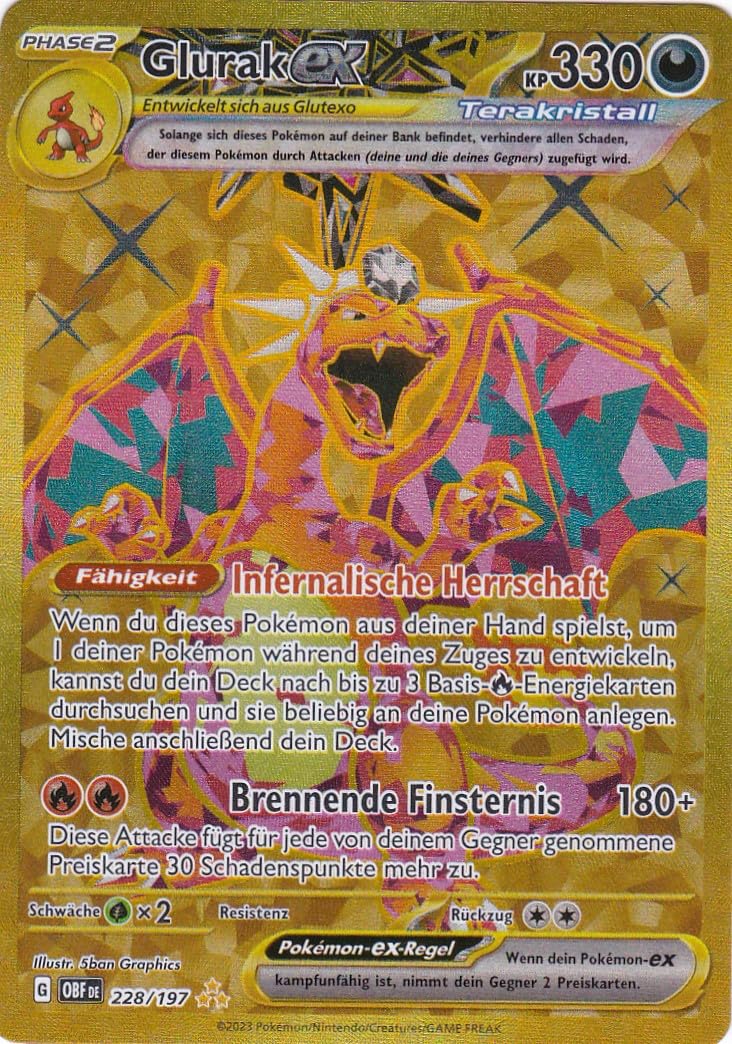Mystery Karten Set - Glurak Edition