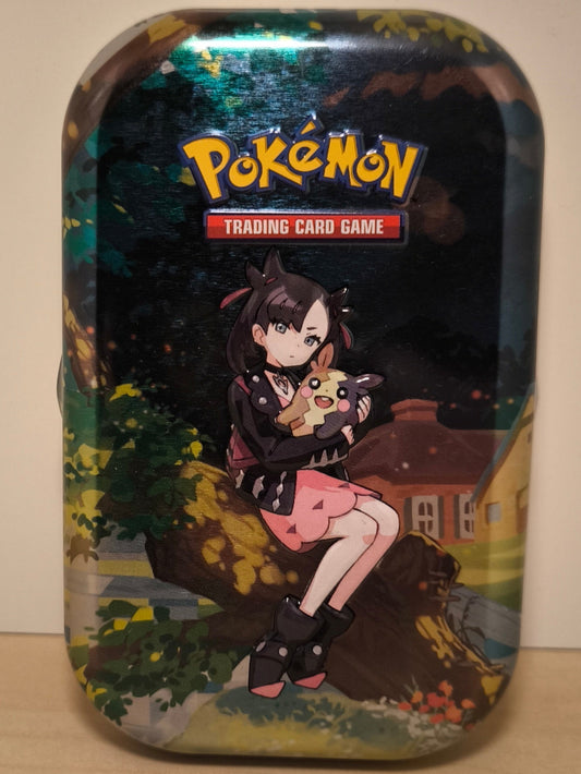 50 Pokémon Karten Mini Tin Set "Mary & Morpeko"