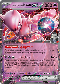Team Rockets Mewtu ex - SVP 216