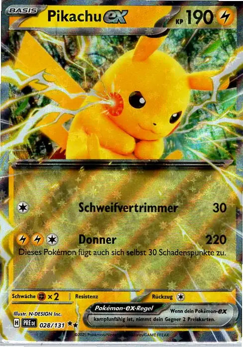 Pikachu ex - PRE 028