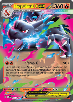 Mega-Glurak X ex - PFL 013