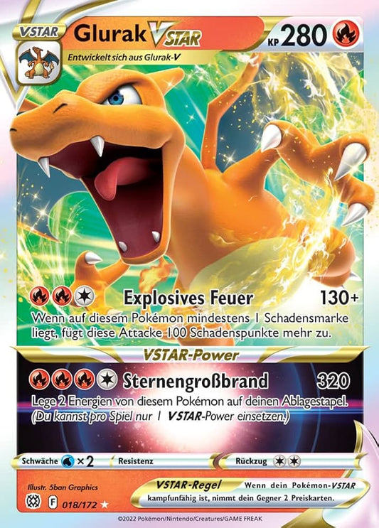 Glurak VStar - BRS 018