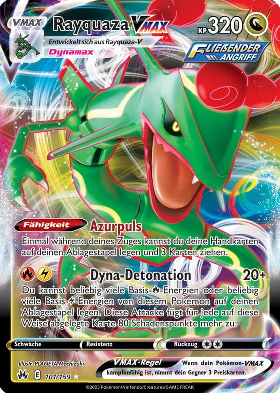 Rayquaza VMax - CRZ 101