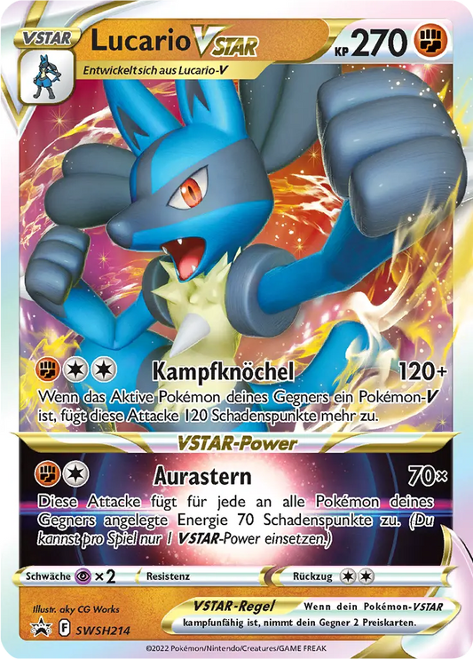 Lucario VStar - SWSH 214